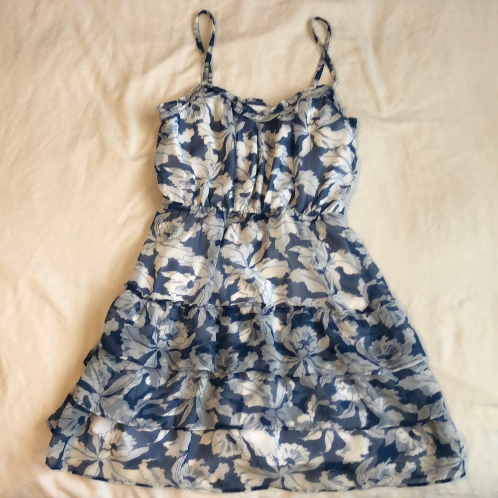 American Eagle blue and white sundress, size 0